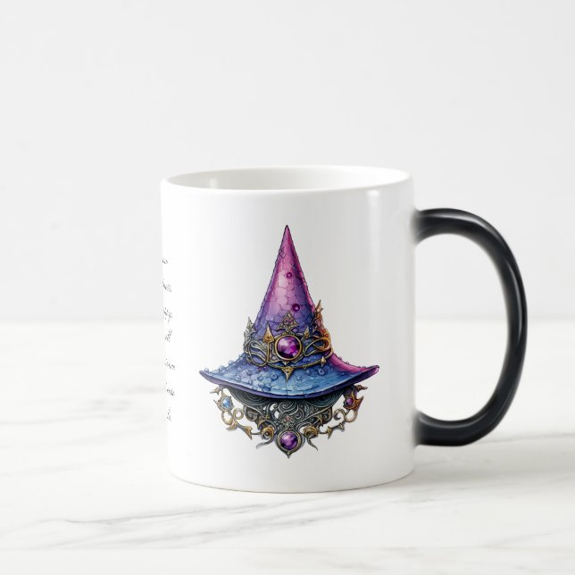 Taza Mágica Crear tu propio Gorra de brujas guiado por púrpura (Derecha)