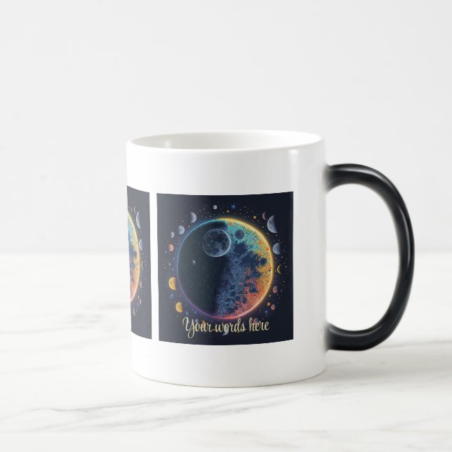 Taza Mágica Crear tus propias lunas arcoiris (Derecha)