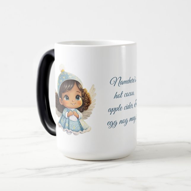 Taza Mágica Crear tus propios Navidades azules de Angel Latino (Anverso izquierdo)