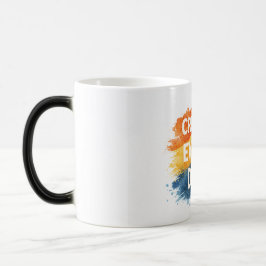 Taza Mágica Create Every Day – Inspirational Colorful Typograp