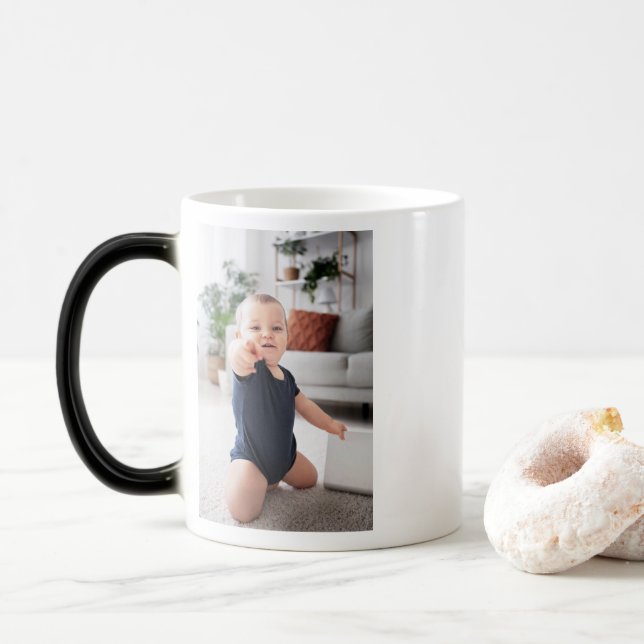 Taza Mágica Create Your Own 15oz Two Tone Coffee Mug (Con donut)