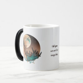 Taza Mágica Create Your Own Boho Full Moon Sky Scape