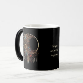 Taza Mágica Create Your Own Floral Paisley Boho Moon