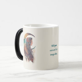 Taza Mágica Create Your Own Free Spirit Floral Boho Moon