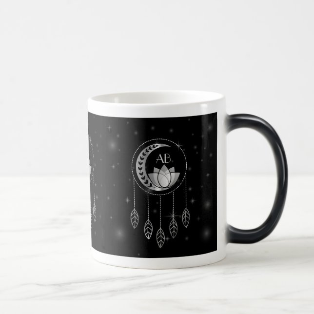 Taza Mágica Cree su propio Dreamcatcher Silver Lotus Moon (Derecha)