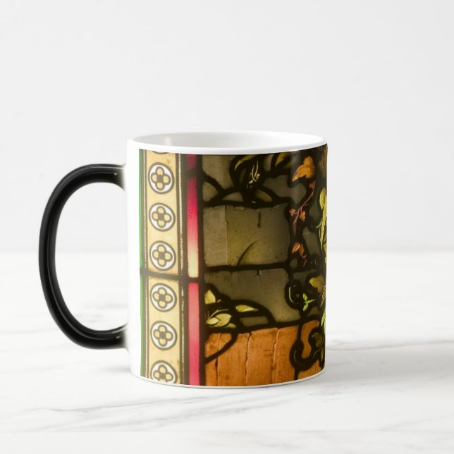 Taza Mágica Cristal manchado Jesús Morphing Mug (Izquierda)