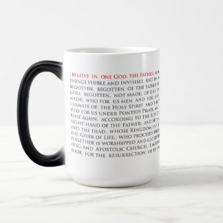 Taza Mágica Cristiano ortodoxo Nicene Creed Morphing Mug 15oz.