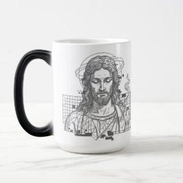 Taza Mágica Cristiano Rejilla Christwave Anaglifo Jesucristo