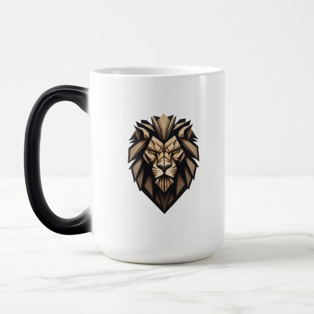 Taza Mágica Cuadros y mugs del equipo deportivo de los leones  (Izquierda)