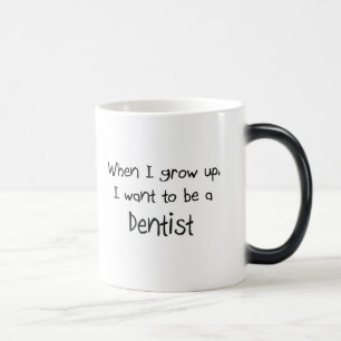 Taza Mágica Cuando me crezco quiera ser un dentista