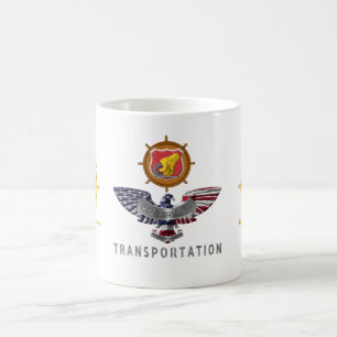 Taza Mágica Cuerpo de Transporte del Ejército, águila person