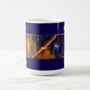 Taza Mágica Cueva alienígena - Morado con título dual