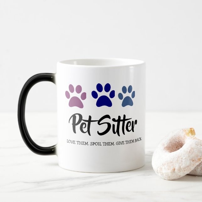 Taza Mágica Cuidador de Mascotas (Con donut)