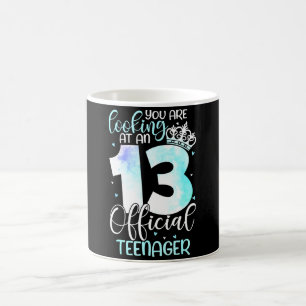 Taza Mágica Cumpleaños 13 de niñas lindas adolescente oficial 