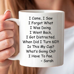 Taza Mágica Cumpleaños divertido del abuelo cumpliendo 60 años