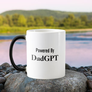 Taza Mágica Cumpleaños divertido del papá - Potenciado por Dad