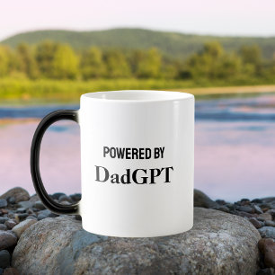 Taza Mágica Cumpleaños divertido del papá - Potenciado por Dad