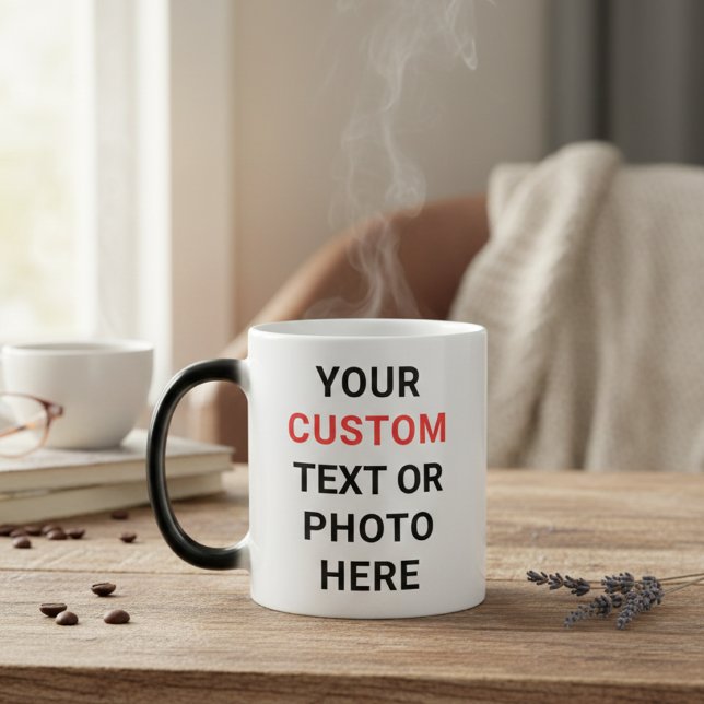 Taza Mágica Custom Mug | Add Text, Photo, Logo or Design Here  (Subido por el creador)