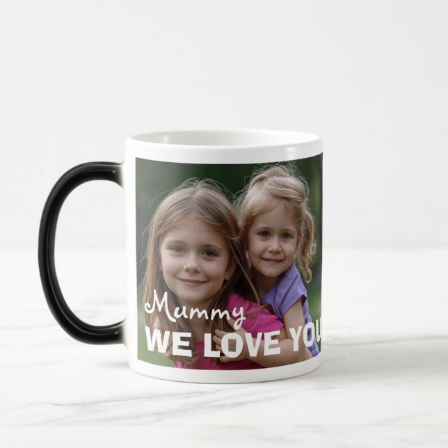 Taza Mágica Customized with 2 and text (Izquierda)