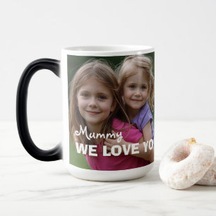 Taza Mágica Customized with 2 and text