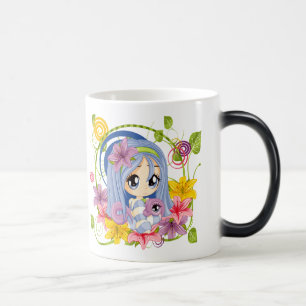 Taza Mágica Cute Big Oyed Chibi Dragon Fairy