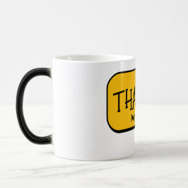 Taza Mágica Cute Funny Yellow Thank You Mug