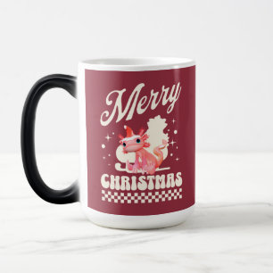 Taza Mágica Cute Navidad Axolotl Feliz Navidad