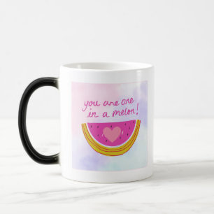 Taza Mágica Cuto diseño de sandía "One in a Melon"