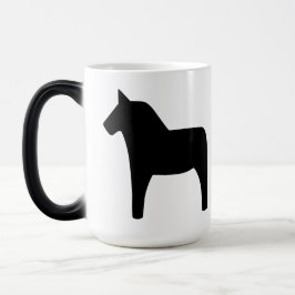 Taza Mágica Dala Horse Black Magic Mug