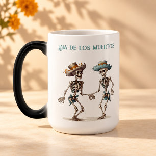 Taza Mágica Danza Eterna Dia de los Muertos Calaveras