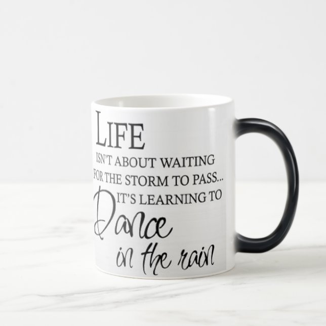 Taza Mágica DANZA inspiradora EN la LLUVIA (Derecha)