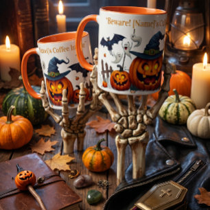 Taza Mágica de Calabaza Espeluznante