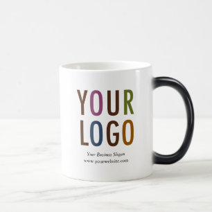 Taza Mágica de Cambio de Calor Logo Empresarial Pe
