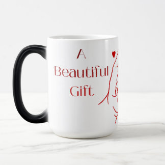 Taza mágica de cambio de color 'Un regalo hermoso'
