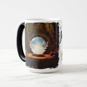 Taza mágica de Halloween con bola de cristal que c