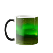 Taza mágica de la aurora boreal