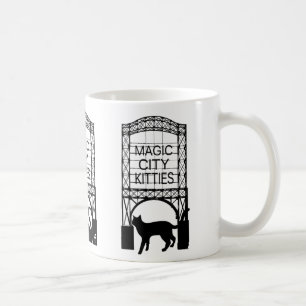 Taza mágica de los gatitos de la ciudad