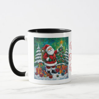 Taza mágica de Navidad de Santa