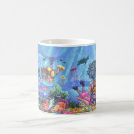 Taza Mágica Debajo del mar
