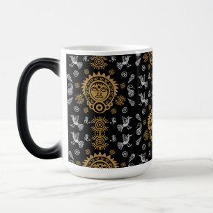 Taza Mágica Decoración artística azteca mexicana en casa