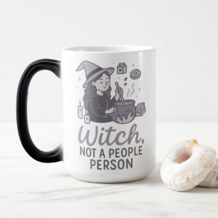 Taza Mágica Decoración de caldero de bruja introvertida que no