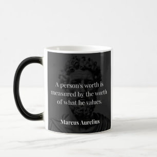 Taza Mágica Definición de Valor: Marcus Aurelius en Valores