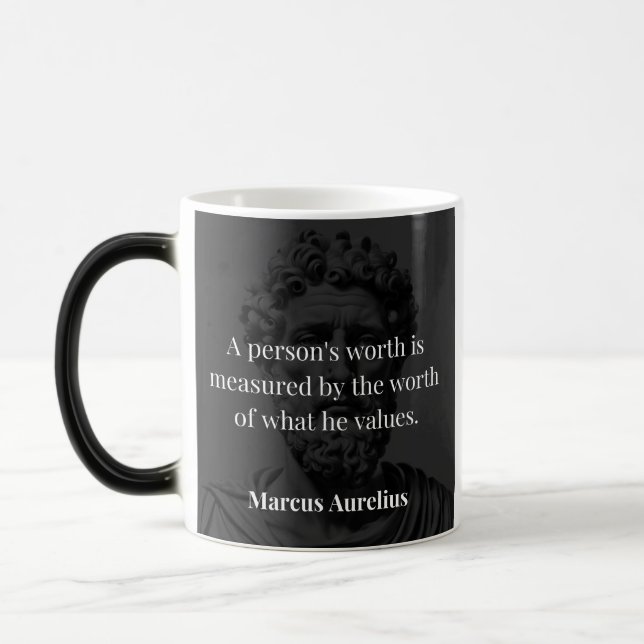 Taza Mágica Definición de Valor: Marcus Aurelius en Valores (Izquierda)