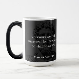 Taza Mágica Definición de Valor: Marcus Aurelius en Valores