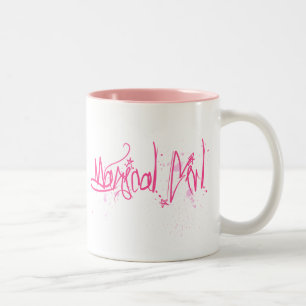 Taza mágica del chica