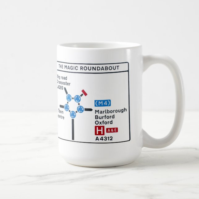 Taza mágica del té del cruce giratorio (Derecha)