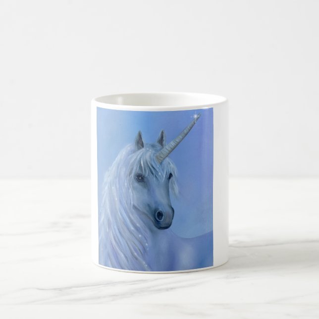 Taza mágica del unicornio azul (Centro)