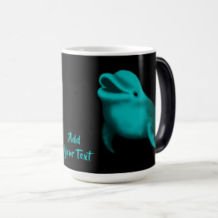 Taza Mágica Delfín afortunado - Añade tu texto