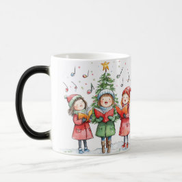 Taza Mágica Delight de los caroleros festivos
