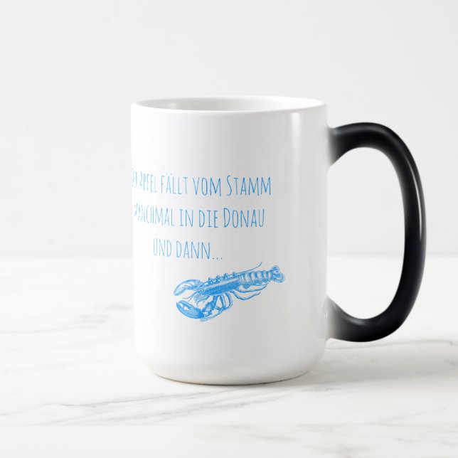 Taza Mágica Der Apfel / German Mug (Derecha)